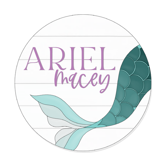 18-inch Mermaid Tail Round